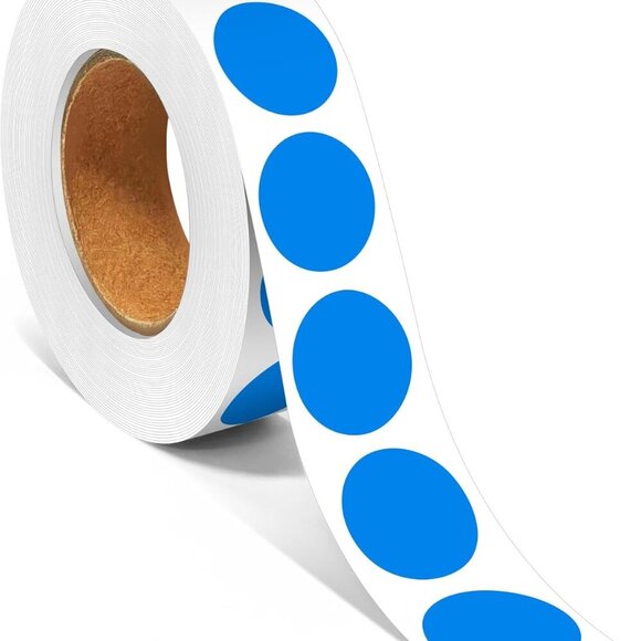 1000 PCS 3/4 Inch Round Color Coding Stickers, Adhesive Dot Stickers for Organiz - Picture 1 of 7